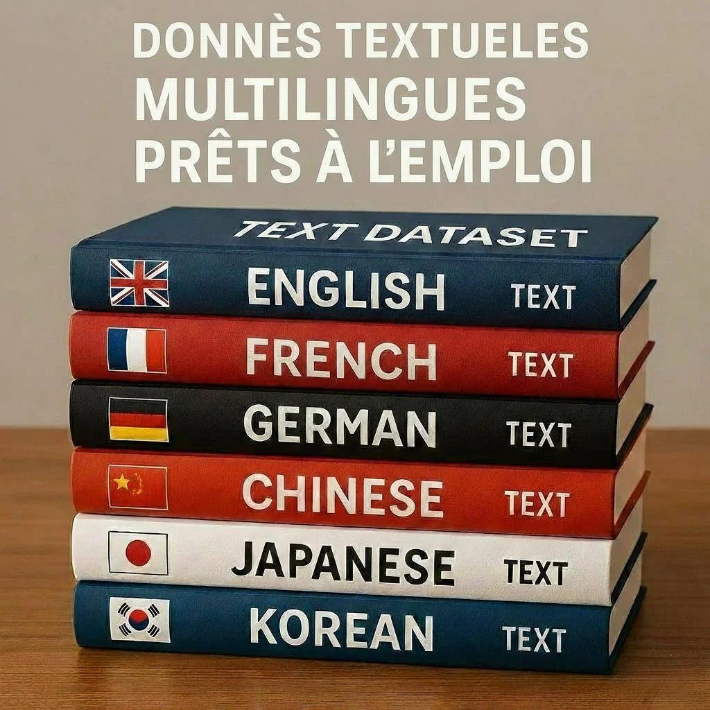 Données textuelles multilingues prêts à l'emploi